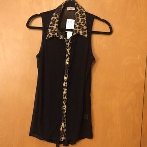 Free Kisses Sheer Tunic